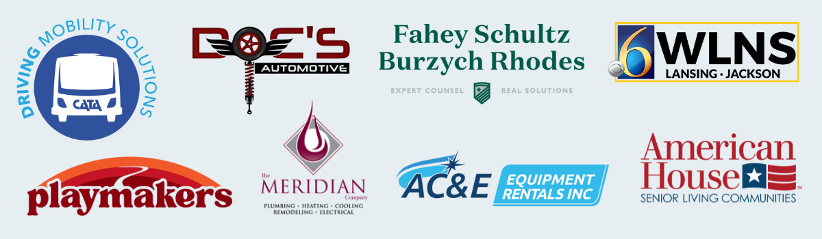 CATA, Doc's Automotive, Fahey Schultz Burzych Rhodes, WLNS, The Meridian Company, Playmakers, AC&E Rental, American House