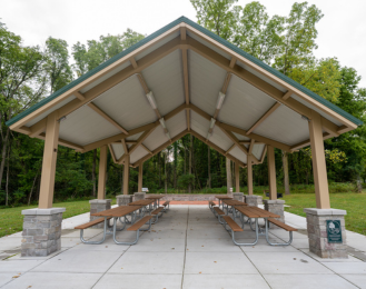 Pavilion at the Harris Nature Center